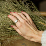 Snowdrop Leaf Wrap Ring