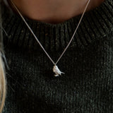 Gold Robin Pendant