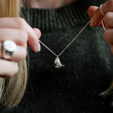 Gold Robin Pendant