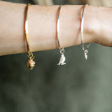 Small Acorn Capsule Memory Bangle