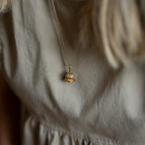 Gold Poppy Seed Ashes Pendant