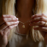 Gold Poppy Seed Ashes Pendant