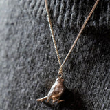 Gold Robin Pendant
