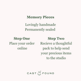 Clam Shell Capsule Memory Bangle