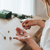 Clam Shell Capsule Memory Bangle