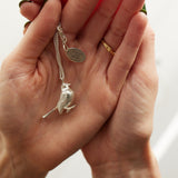 Silver Small Poppy Seed Memory Pendant