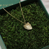 Ivy Heart Leaf Pendant