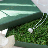 Poppy seed capsule necklace
