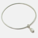 Sunflower charm bangle