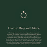 Feature Ring With Stone - Create