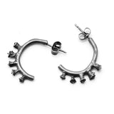 Ivy Bud Half Hoop Earrings