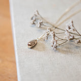 Sunflower Seed Cremation Ashes Pendant 9 ct Gold