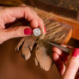 Personalised Flower Pressing Signet Ring