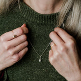 Snowdrop Pendant and Earring Set