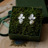 Hydrangea Pearl Earrings