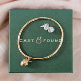 Small Acorn Capsule Memory Bangle