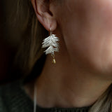 Yew Leaf Earrings