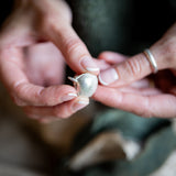 Clam Shell Capsule Memory Bangle