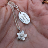 Sterling Silver Forget-me-knot pendant