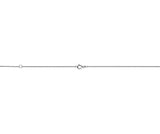 Adjustable Solid 925 Silver Curb Chain