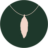 illustration of necklace on green background