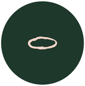 illustration of Stem Stacking Ring on green circle background