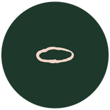 illustration of Stem Stacking Ring on green circle background