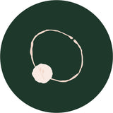 illustration of relic bracelet on green circle background