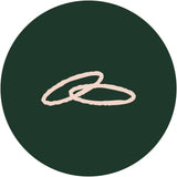 illustration of two thin bands on green background 